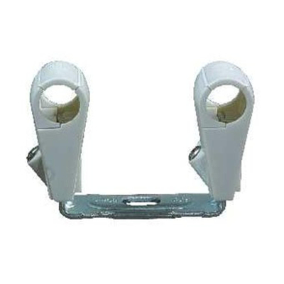 Walraven BIS Dubbele pijpbeugel elektrolitisch verzinkt 22 mm