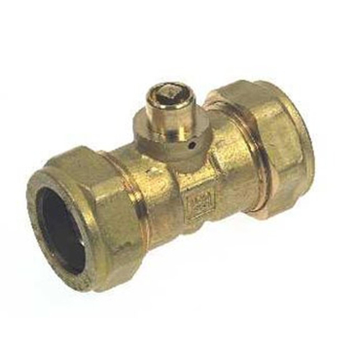 VSH Super Knel Messing knelkoppeling met ontluchter 15mm