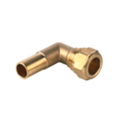 VSH Super Knel Messing knel inschuifknie 15x15mm