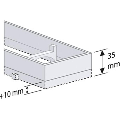 Easy Drain Modulo taf verhogingsframe 100cm voor graniet of marmer