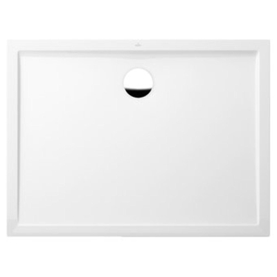 Villeroy en Boch Futurion Flat douchebak quaryl rechthoekig 120x90x2.5cm wit TWEEDEKANS