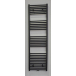 Sanicare middenaansluiting recht designradiator 160x45cm zwart mat SW17866
