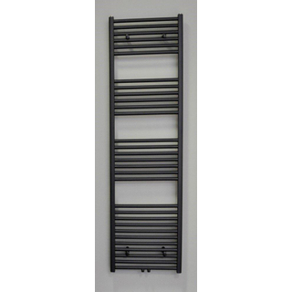 Sanicare middenaansluiting recht designradiator 160x45cm zwart mat