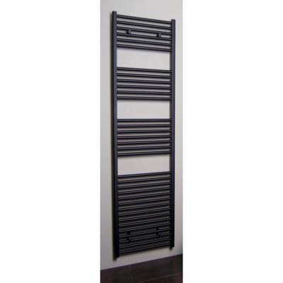 Sanicare recht designradiator 172x45cm zwart mat