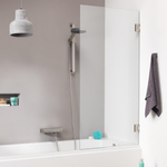 Sealskin I AM badwand 1 delig 850 breed 1600 hoog Roestvrij staal helder glas metantikalk SW88945