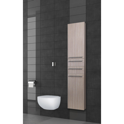 Differnz Force kolomkast 35x176x30cm links MDF Eiken