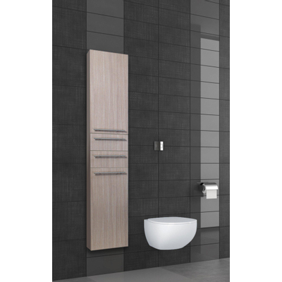 Differnz Force kolomkast 35x176x30cm rechts MDF Eiken