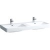 Laufen Pro S meubelwastafel dubbel 120x46.5x17.5cm 2x1 kraangat keramiek wit SW71811