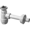 McAlpine Sifon 1.1/4inch met rozet inclusief muurbuis Kunststof Wit SW116251