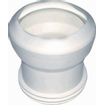 De Beer Closetafvoermanchet Recht 100 Mm. Wit GA74716