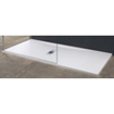 Novellini Ultra flat douchebak acryl rechthoekig met antislip 160x80x3.5cm incl. sifon wit 0336035