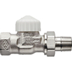 Heimeier V exact radiatorafsluiter recht dt 15 1/2 vernikkeld GA21551