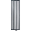 Vasco Arche VV designradiator met verticale buizen 570x1800mm 1273 watt aansluiting 1188 aluminium grijs (M302) 7244558