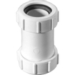 McAlpine Toebehoren overgangsstuk lood op kunststof 6/4 x40mm 2xklem met rubberring 0520772