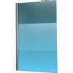 Novellini Giada inloopdouche H 88 90x195cm met muursteun 100cm mat-chroom profiel en helder glas 0988037