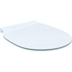 Ideal Standard Connect Air closetzitting met deksel met softclose dun wit/RVS SW75931