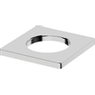 Hansa Hansaliving rozet vierkant voor kranen met zijbediening 5.5x5.5cm chroom 0396195