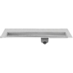 Easy Drain Multi TAF wall douchegoot enkele plaat 110cm met zero/tegel design rooster 2302676