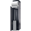 Looox Closed closetborstelgarnituur - met rolhouder - tegelbaar - antraciet SW76086