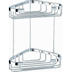 Geesa Basket Doucherek hoek dubbel 22cm Chroom 0650253