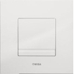 Wisa XS Delos Bedieningspaneel - vierkant - 16x16x1 - urinoirelement - kunststof - wit 0701581