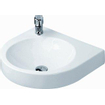 Duravit Architec wastafel 57,5x52 cm. 1x kraagat links wit 0297828