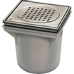 Van den Berg ABS afvoerput onderuitlaat met emmer 20x20cm RVS emmer vastzetbaar 2301113