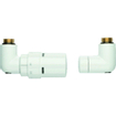 Vasco Ventielset haaks links met thermostaatkop wit 7230015