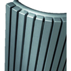 Vasco Carre Kwartrond CR A designradiator kwartrond verticaal 244x1800mm 785 watt antraciet 7240534