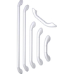 Handicare Wandbeugel 30.5 Cm. Recht Wit GA63140