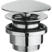 Raminex afvoerplug universeel voor wastafel chroom 1 1.4 met vaste afdekplaat Ø64 of 72mm SW66278