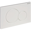 Geberit Sigma01 bedieningplaat, 2-toets spoeling frontbediening voor toilet 24.6x16.4cm chroom 0700519