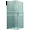 Novellini Giada douchecabine hoekinstap 2G met draaideuren 84/87x195cm wit profiel en helder glas 0334515