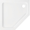 Wisa Malaga douchebak acryl vijfhoekig 90x90x3,5cm wit 0790207
