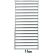 Zehnder Subway handdoekradiator 126.1x45cm 509watt Staal Wit glans SW48134