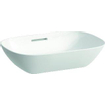 Laufen INO waskom 35x50x12cm zonder kraangat met overloop SaphirKeramik wit SW46986