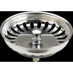 Viega korfzeef voor gootsteen met handbediening chroom GA28559