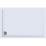 Wisa Maia Douchebak 120x90x5cm afvoer 90mm rechthoek Acryl Wit SW115409