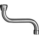 Neoperl Cascade Uitloop sanitairkranen 1/2 inch met draaibare uitloop Messing Chroom glans SW112080