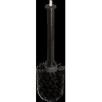 Geesa Modern art closetborstel met connector zwart GA95385