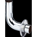 Viega urinoir afvoerbocht met rozet 5/4 chroom 0510394