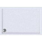 Wisa Maia Douchebak 100x80x5cm 90mm rechthoek Acryl Wit SW115407