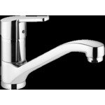 Kludi Logo Keukenmengkraan 11cm 3/8 inch flexibele slang 1 kraangat temperatuurbegrenzing Chroom glans SW111652