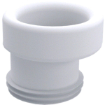 Wisa closetafvoermanchet 110 mm. exentrisch nr.7 wit OUTLET UDEN STORE14530