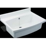 ABU Maxi Uitstortgootsteen B70xD50cm Kunststof Wit SW113702