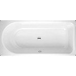 Bette Ocean Ligbad 170x70cm 52cm met gat rechthoek met overloop Plaatstaal Wit SW114805