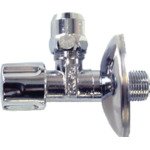 De Beer Hoekstopkraan 1/2" Bu. X 10 Mm. Knel Chroom GA74832