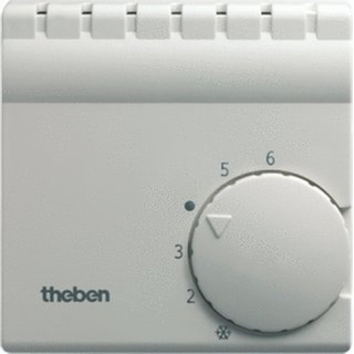 Theben Ruimtethermostaat H7.5xB7.5xD2.8cm Wit