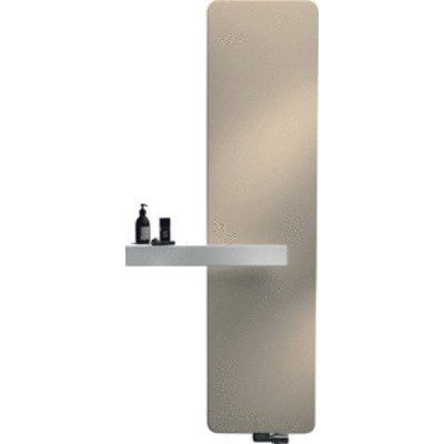 Vasco ONI O NP designradiator aluminium zonder handdoekuitsparing 1400x500mm 573W aansluiting 0066 wit structuur