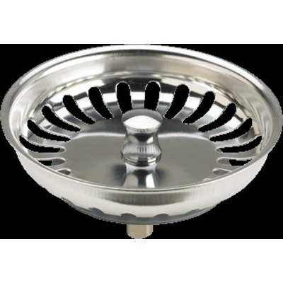 Viega korfzeef voor gootsteen met handbediening chroom